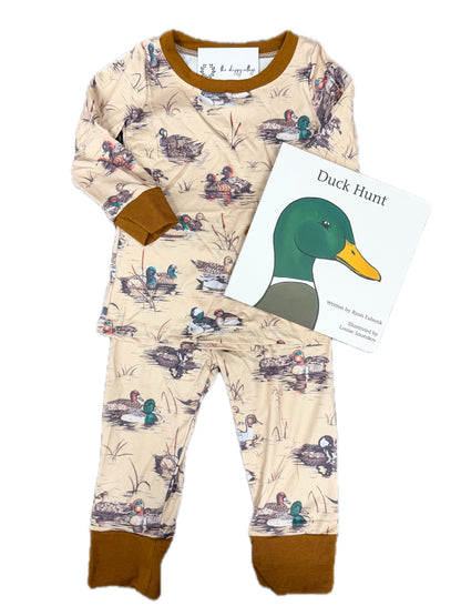 Brown Mallard Pj Set