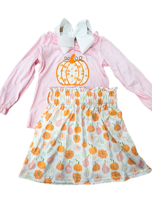 Pumpkin Patch Skirt Set