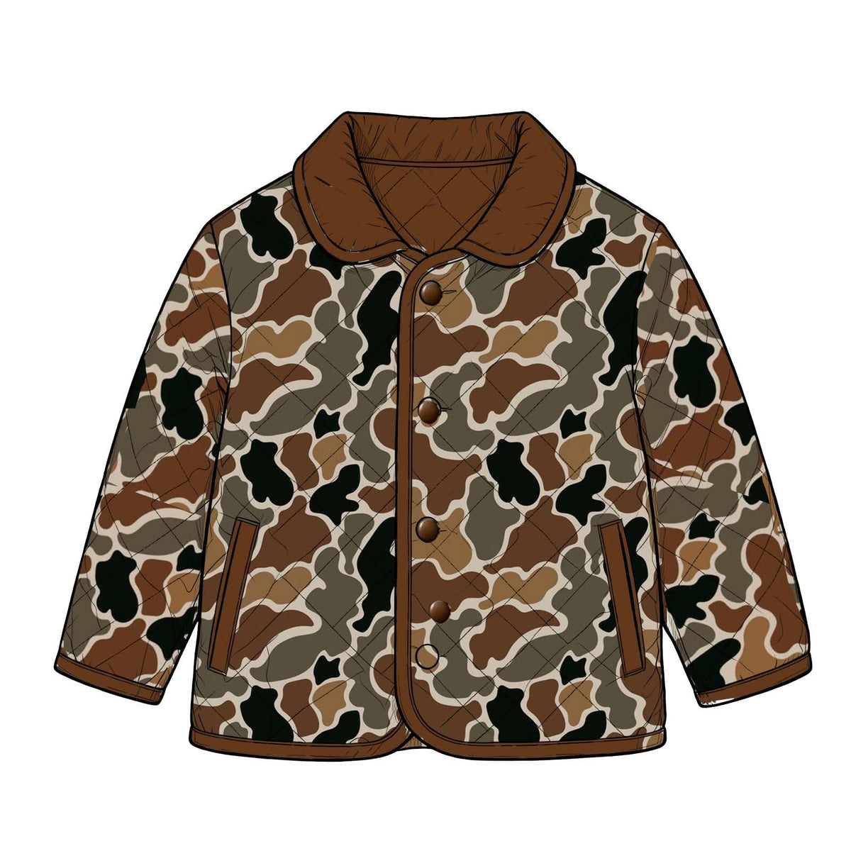 Boy Camo Quilt Jacket PRE•ORDER