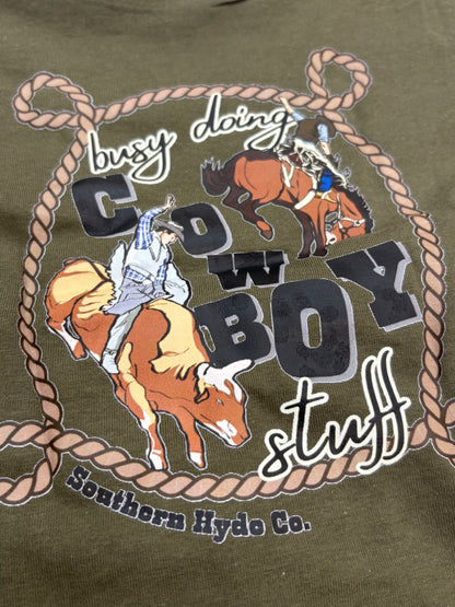 Busy Doing Cowboy Stuff Tee