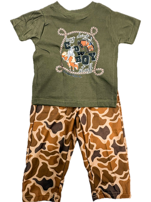 Busy Doing Cowboy Stuff Tee