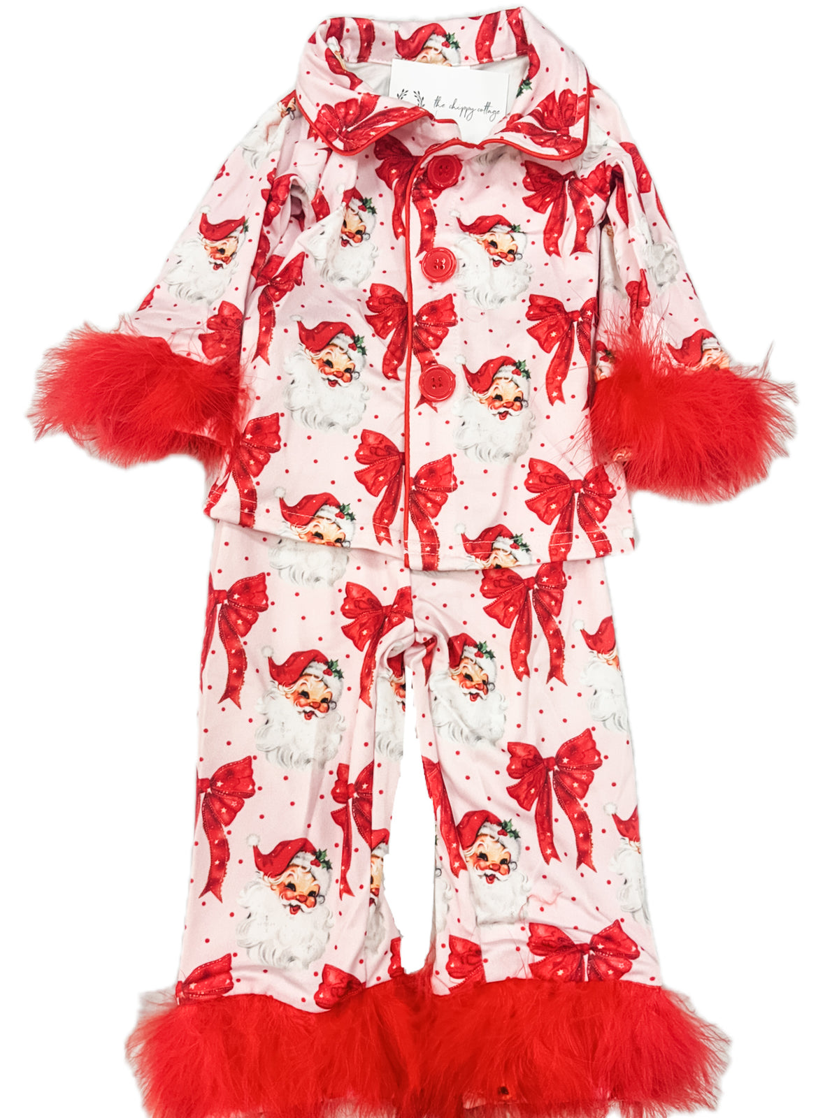 Holly Jolly Santa Feather Lounge Set