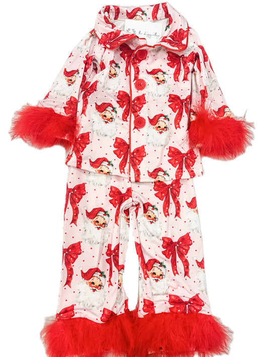 Holly Jolly Santa Feather Lounge Set