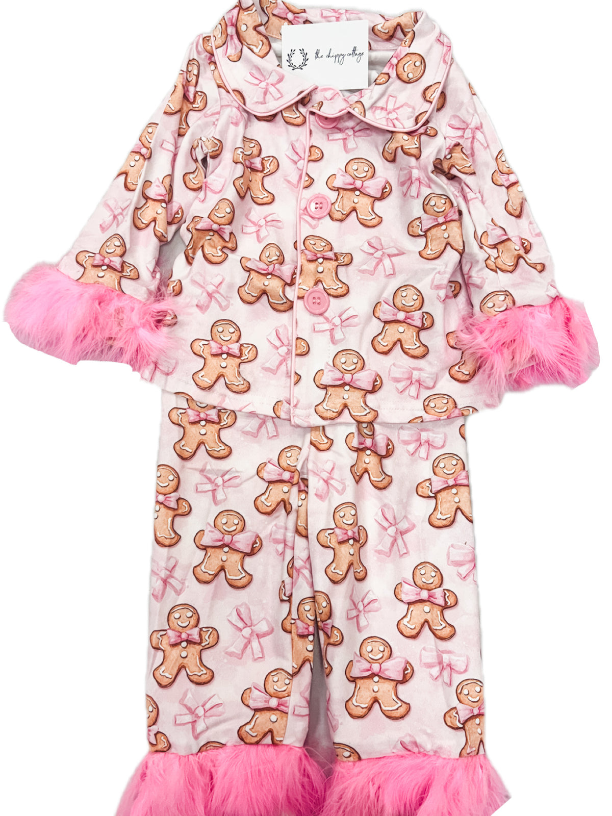 Gingerbread & Bows Feather Lounge Set
