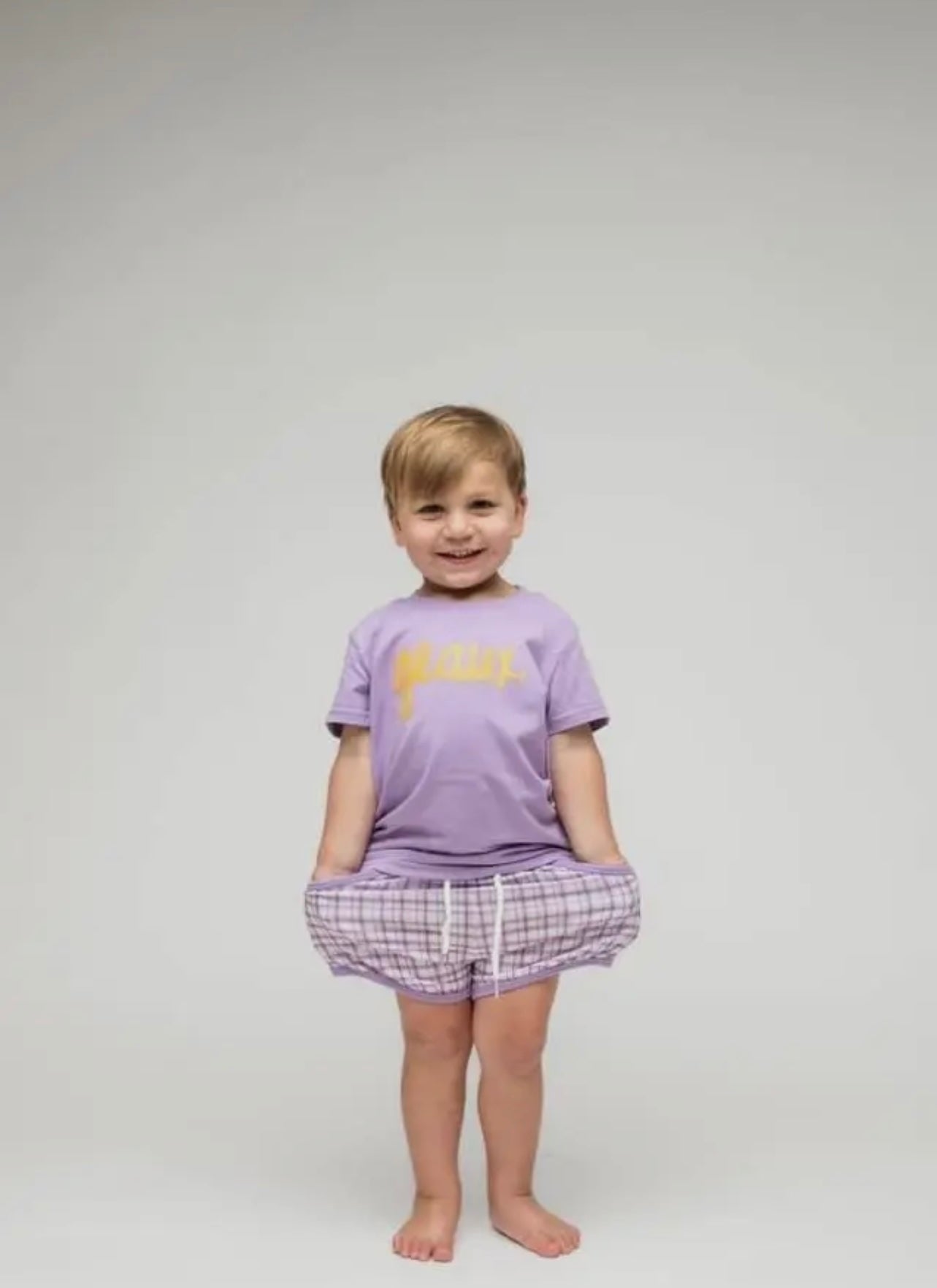 Geaux Plaid Short Set