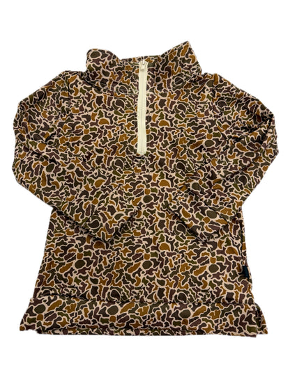 Old School Camo Performance Quarter Zip