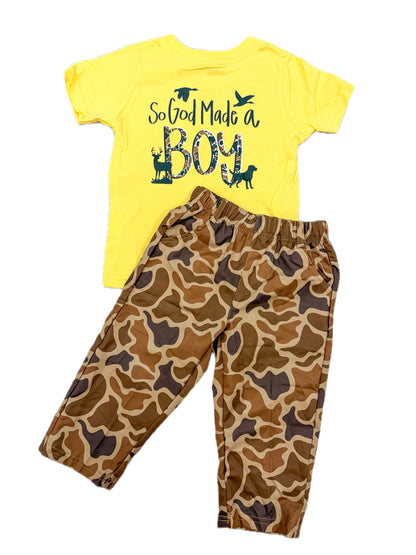 So God Made A Boy Tee