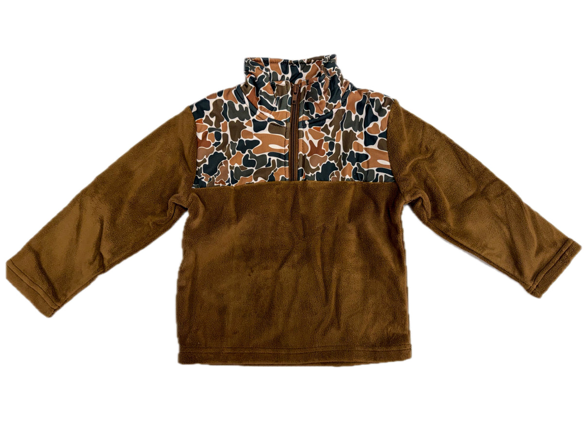 Throwback Camo Fleece Jacket