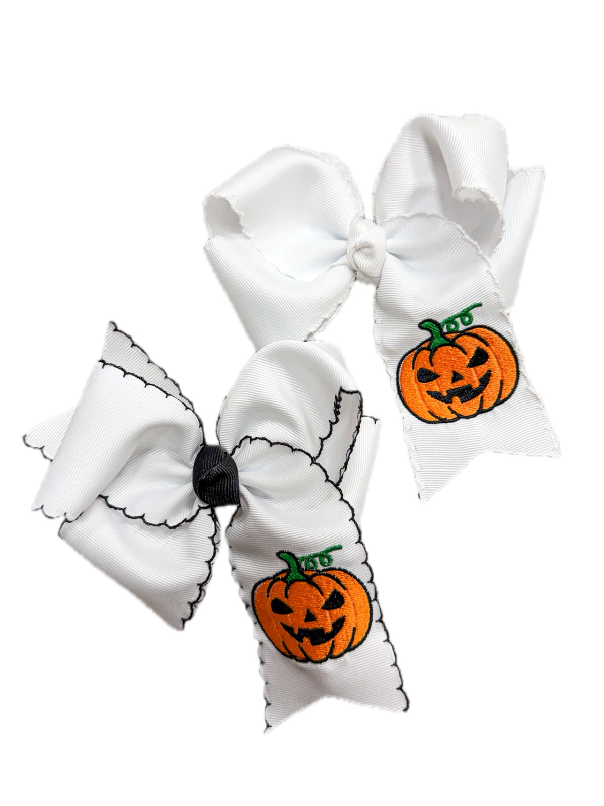 Jack O Lantern Hair Bow