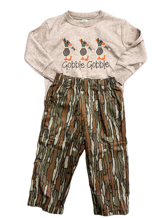 Gobble Gobble Embroidered Tee