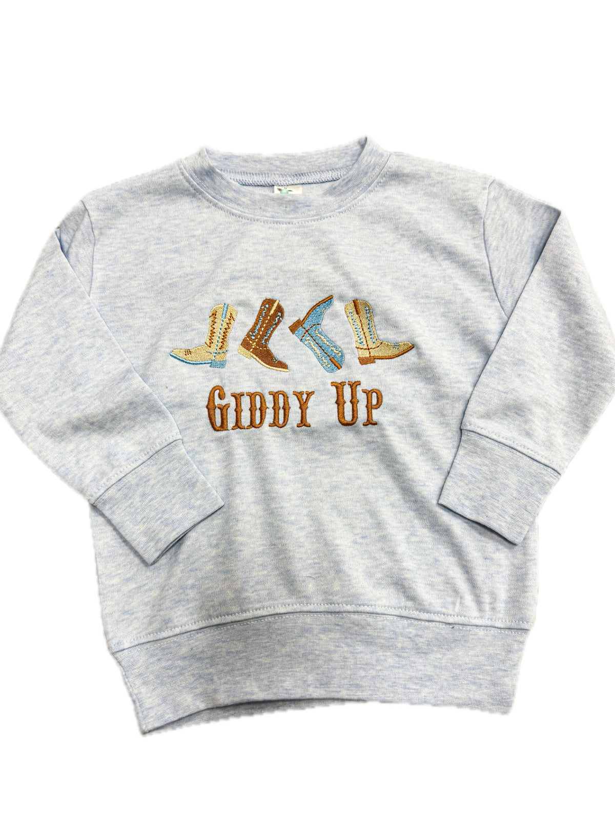 Giddy Up Embroidered Pullover