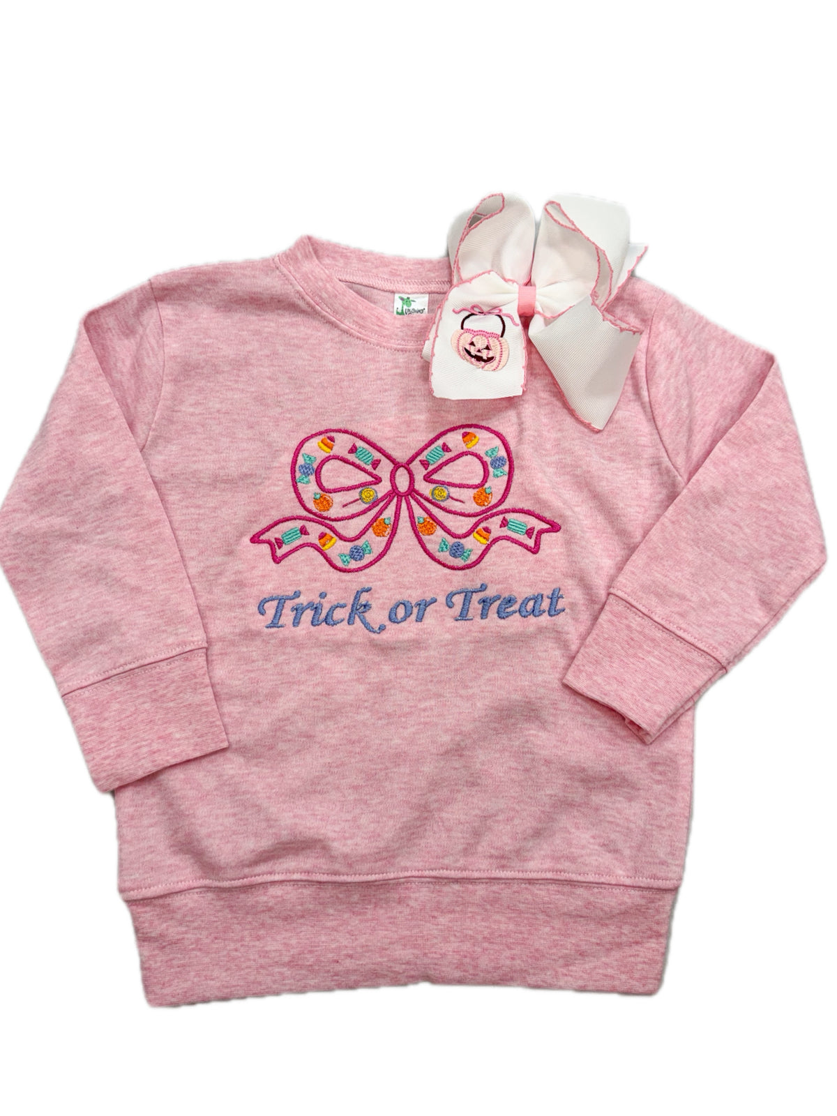 Pink Trick Or Treat Pullover