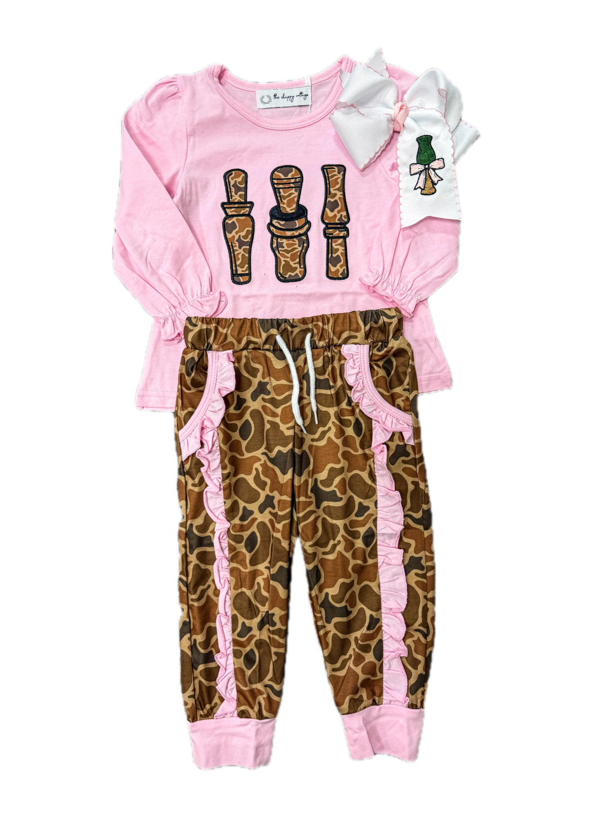 Pink Little Duck Caller Pant Set