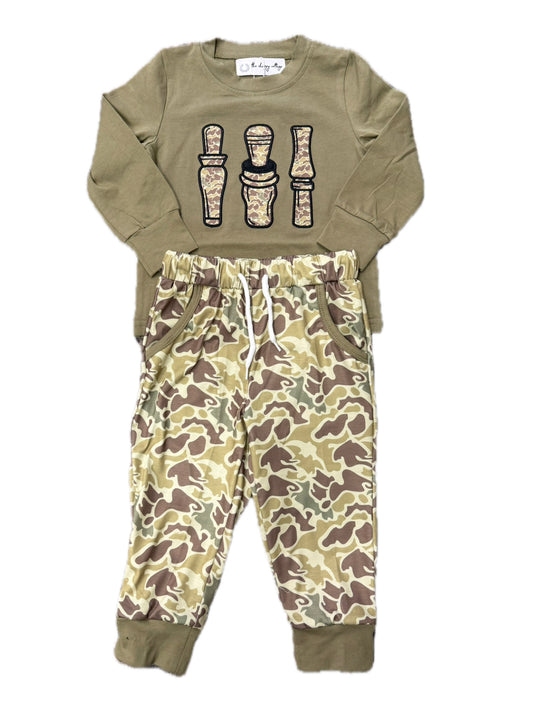 Little Duck Caller Pant Set