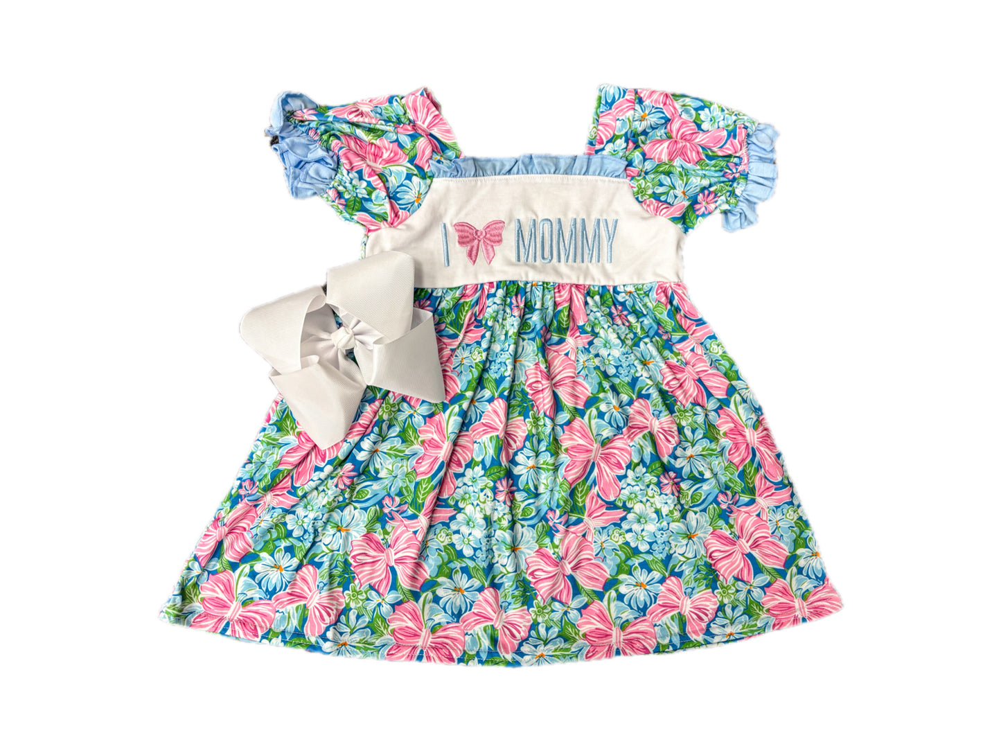 I love Mommy Floral Dress