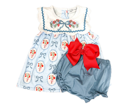 Strawberry Coquette Bloomer Set