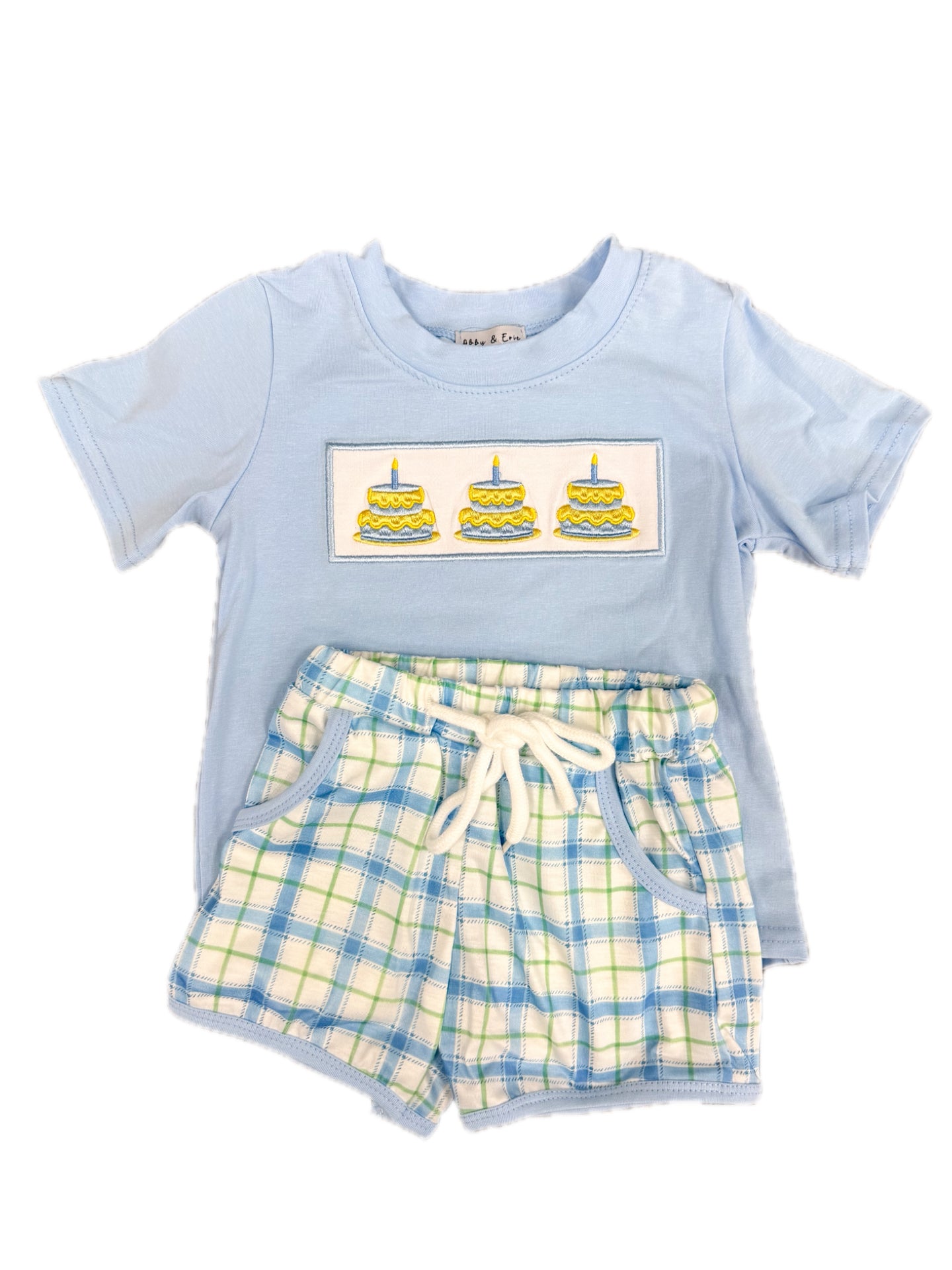 Boy Birthday Short Set