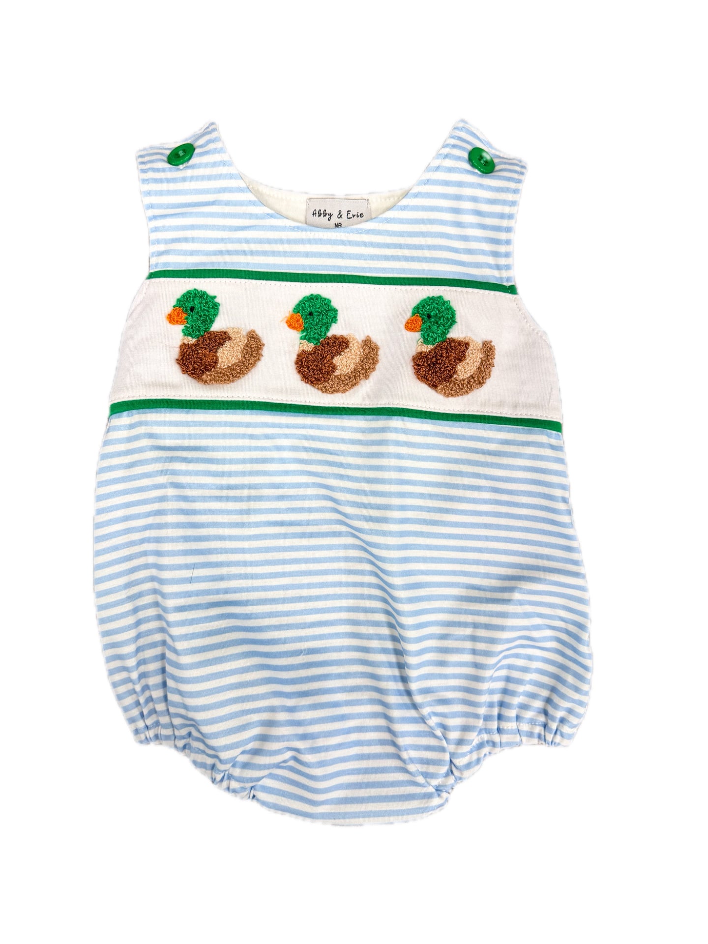 Baby Boy French Knot Mallard Bubble