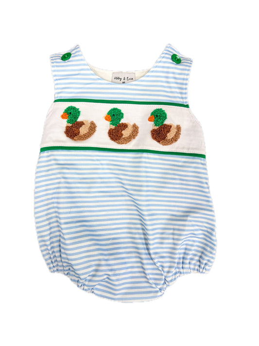 Baby Boy French Knot Mallard Bubble