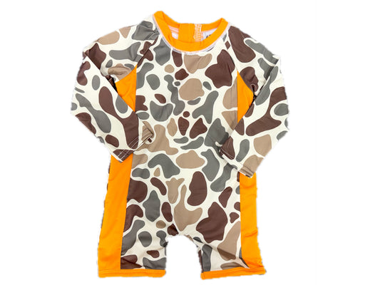 Camo Swim Romper