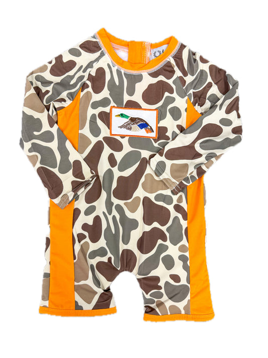 Embroidery Mallard Camo Rash guard