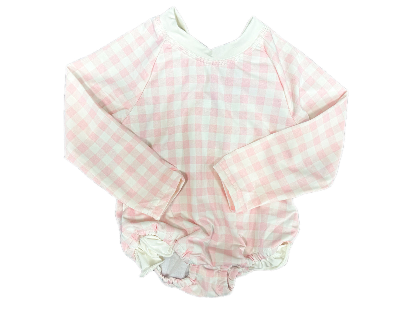Pink Gingham 1PC Swim
