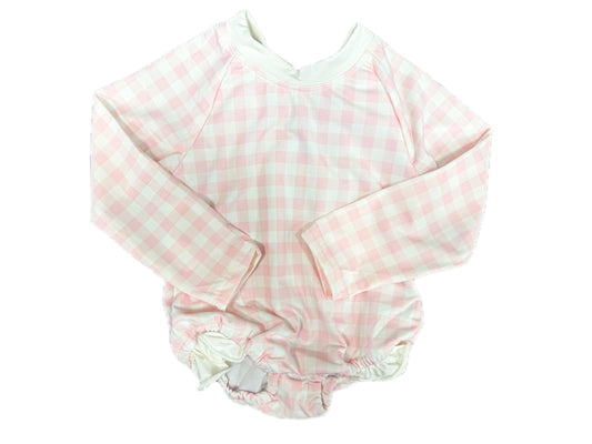 Pink Gingham 1PC Swim
