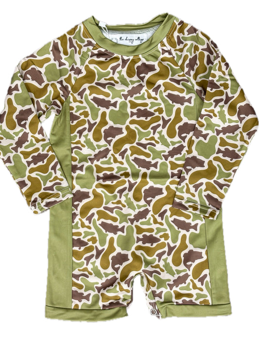 Cast and Camo Rashguard Swim