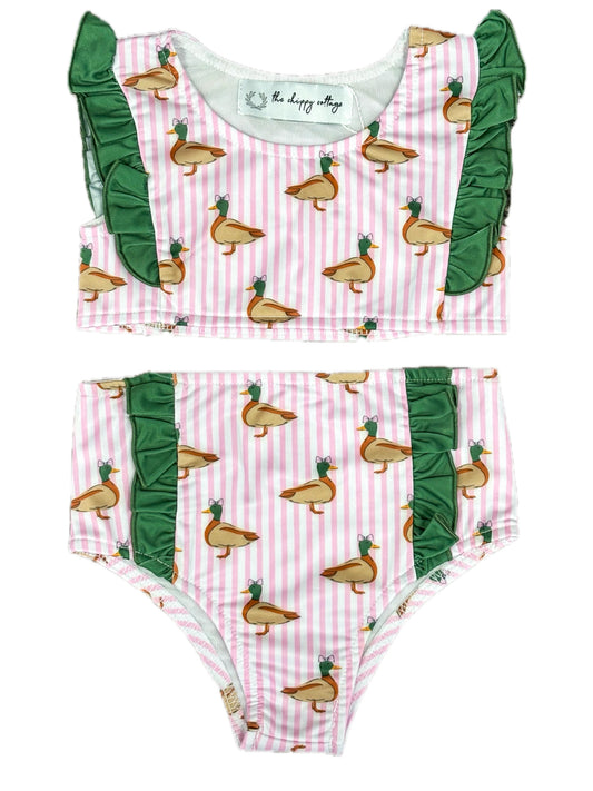 2PC Pink Mallard Swim