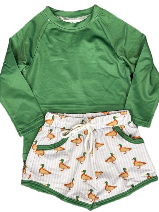 2PC Blue Mallard Swim