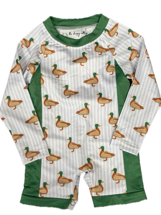 Blue Mallard Swim Romper
