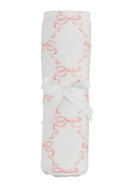 Bow Print Stretch Swaddle