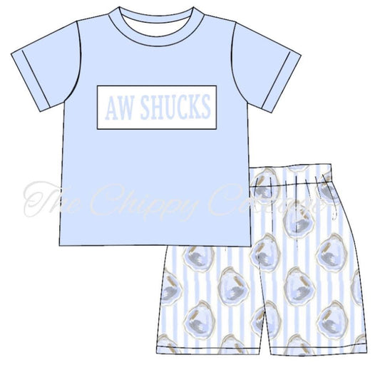 Aw Shucks Boy Short Set PRE•ORDER