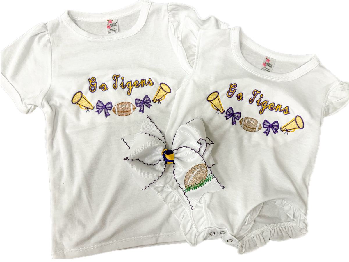 Go Tigers Embroidery