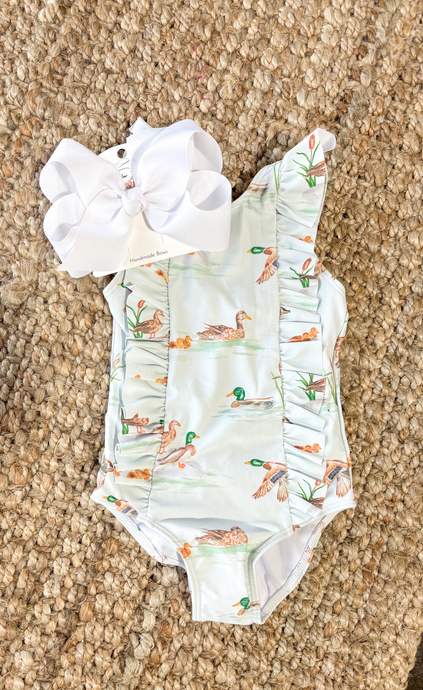 Ruffle Mallard Swim