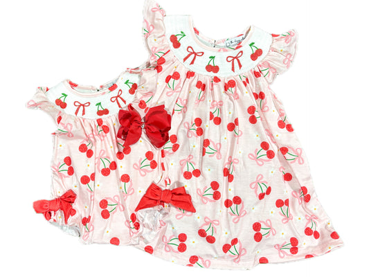 Cherry Coquette Dress
