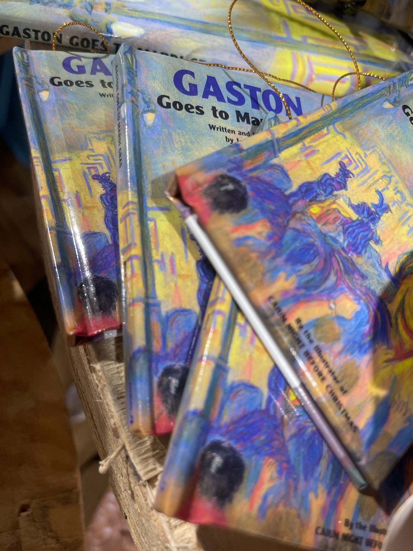 Gaston Goes to Mardi Gras ornament book