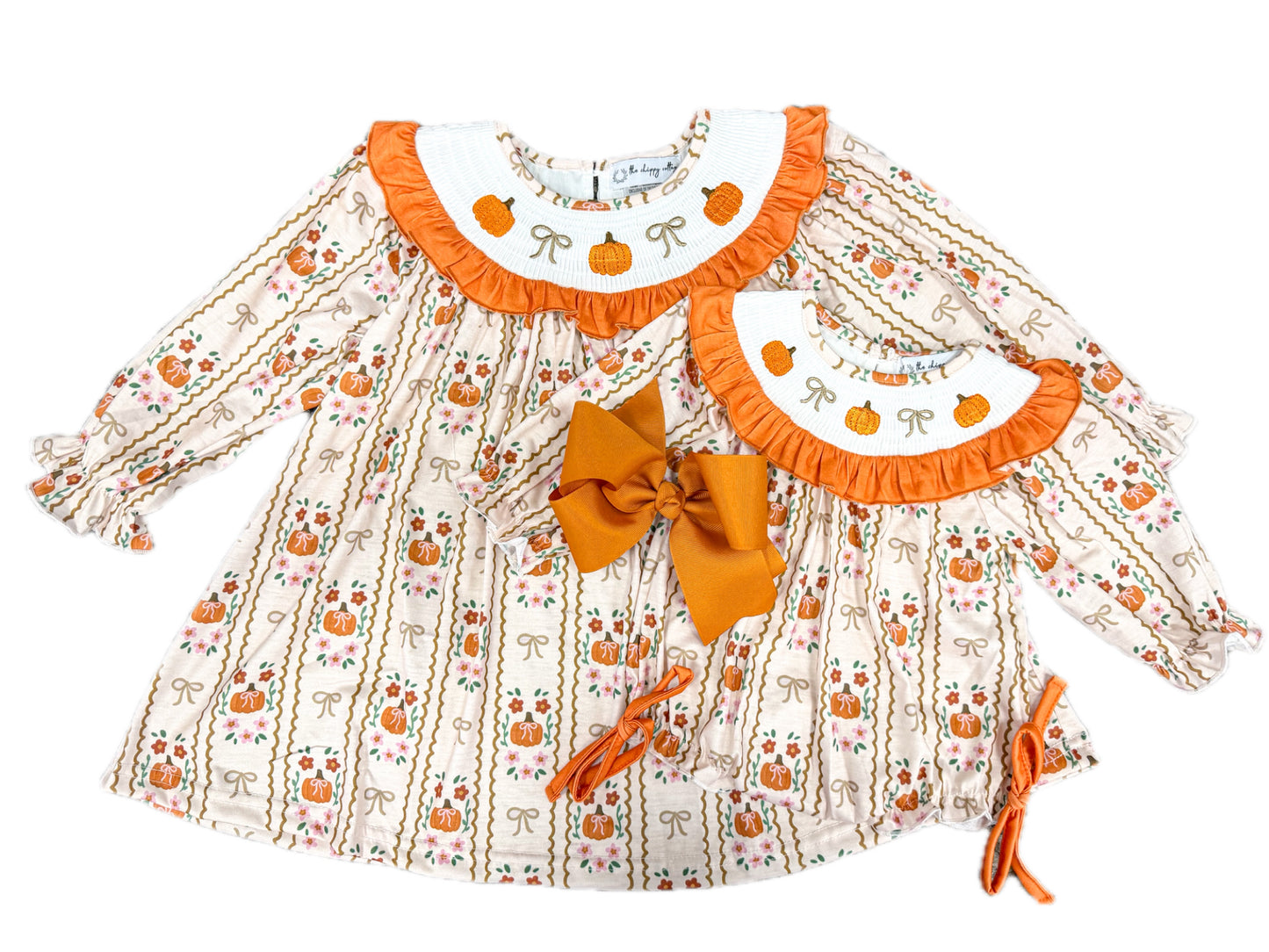 Pumpkin Bow Belle
