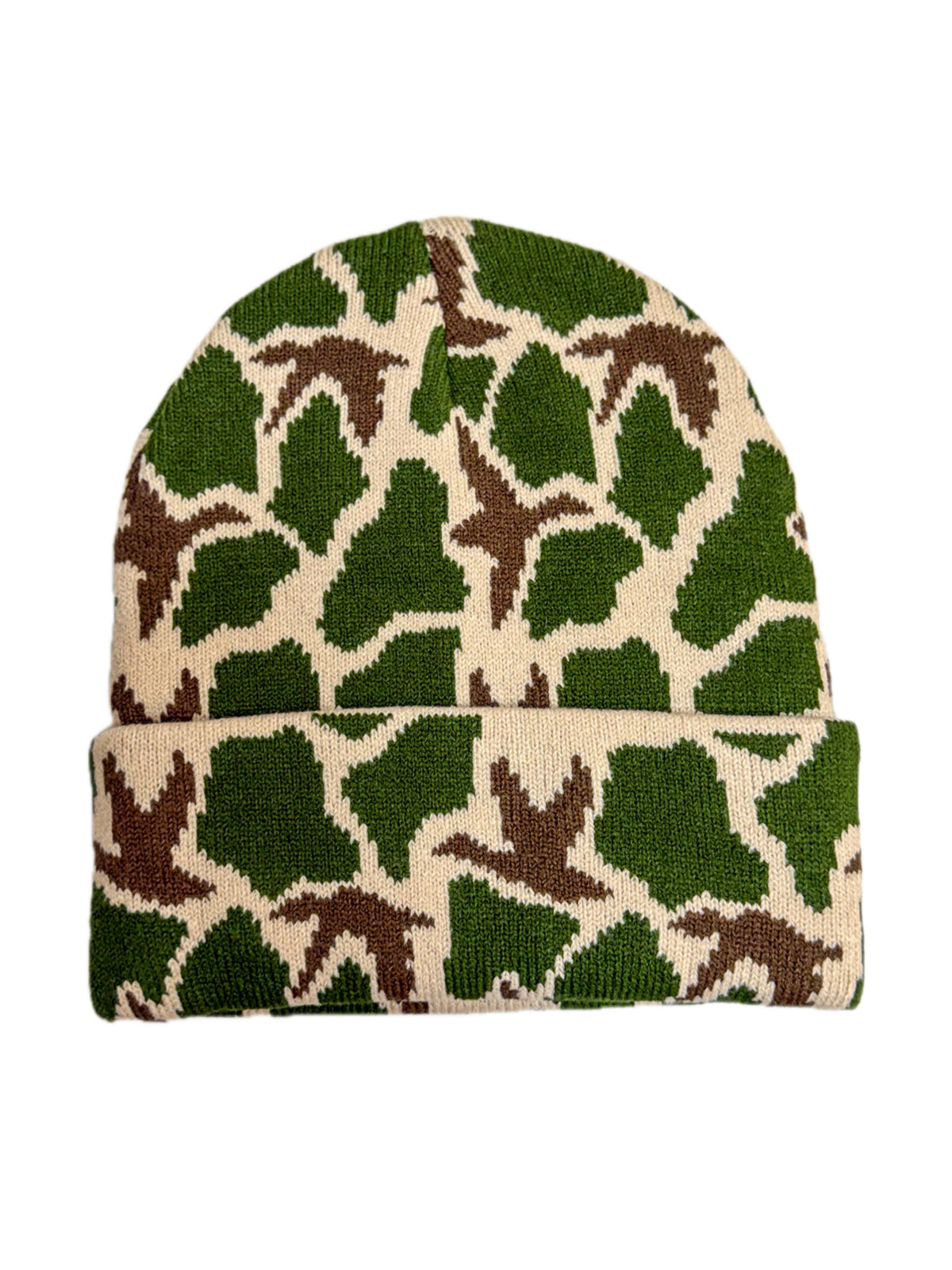 Kids Duck Camo Winter Beanie Hat
