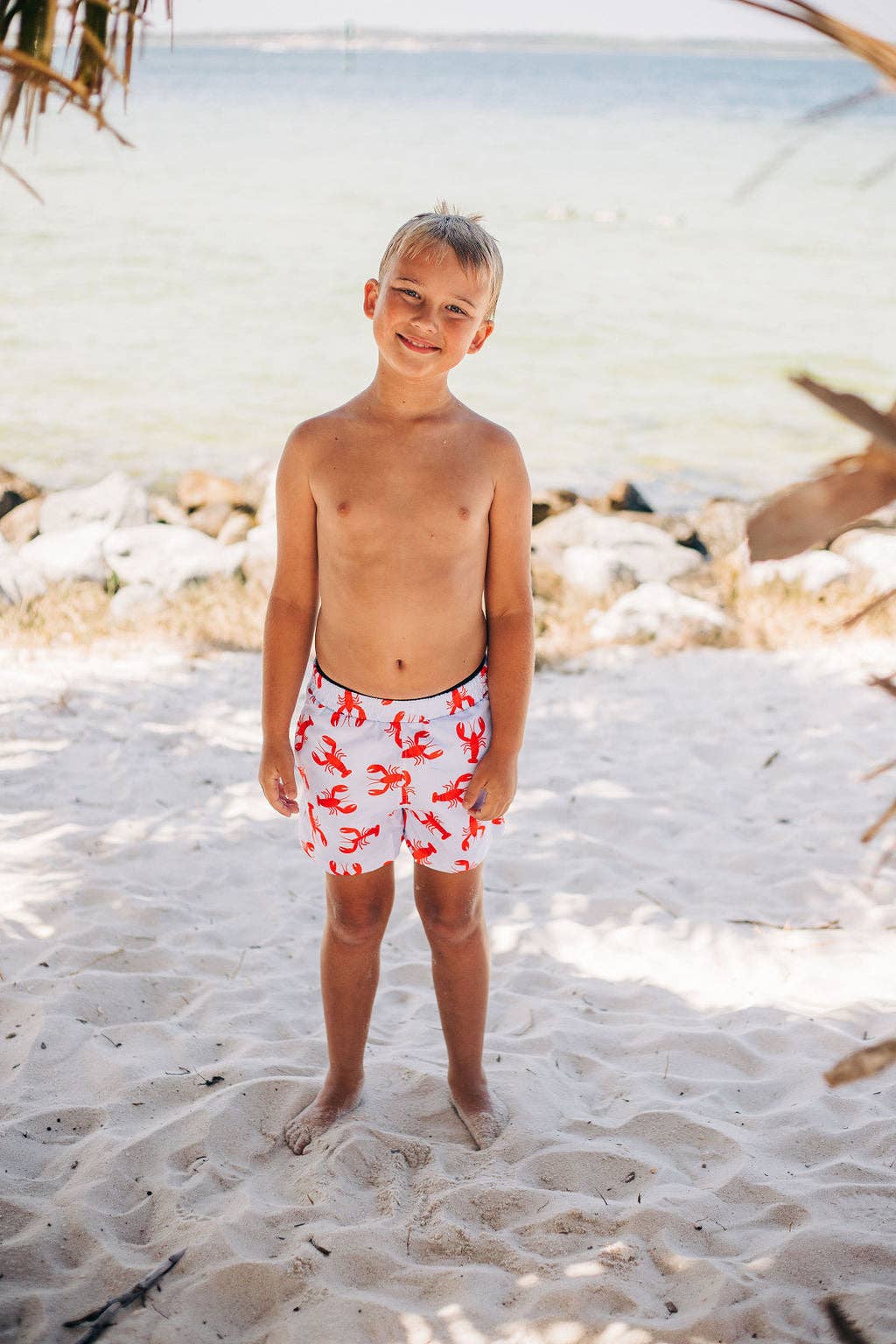 Boys Summer Swim Shorts - Crawfish