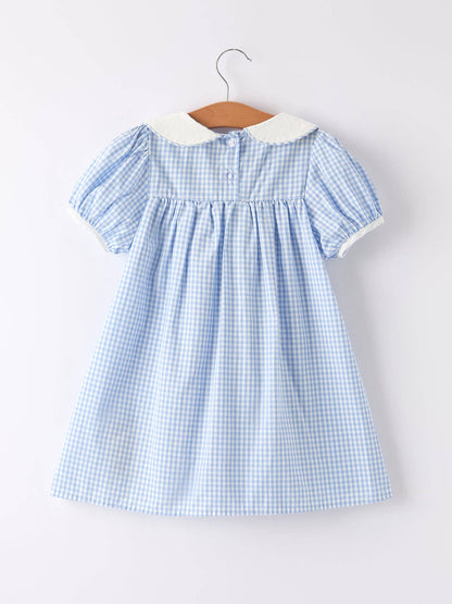 Blue Rabbit Plaid Dress