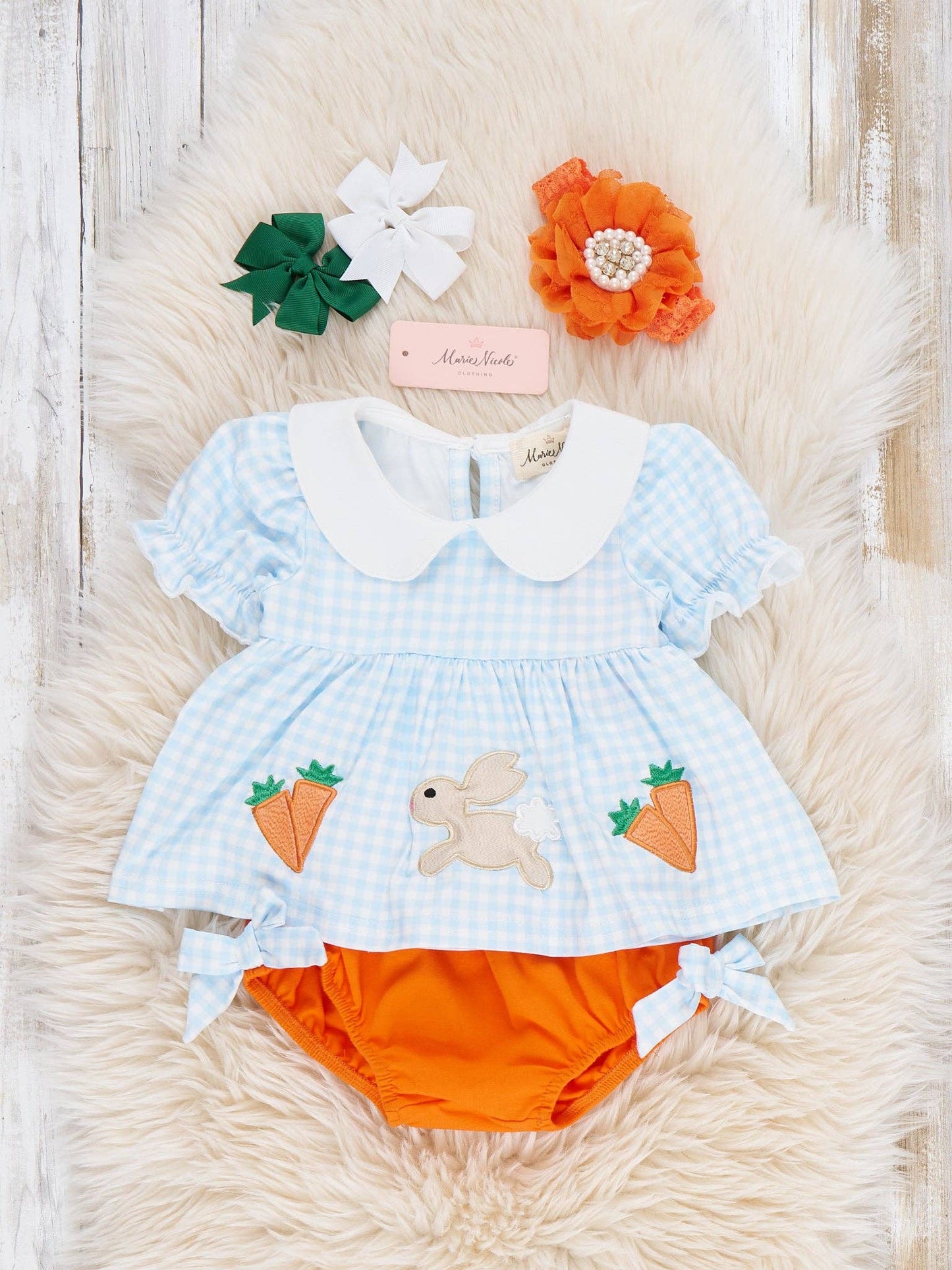 Hop & Harvest Embroidered Bloomers Outfit