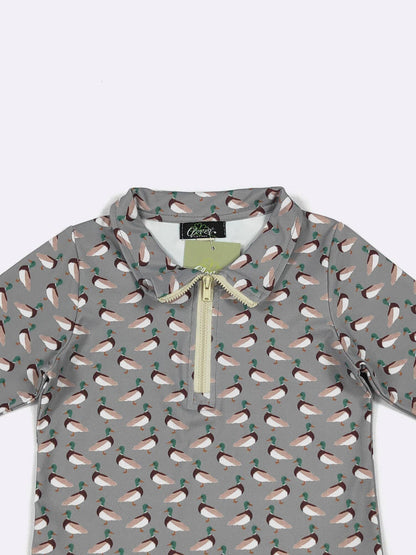 Sage Mallard Boy Quarter Zip