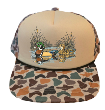 Toddler Kids Fieldstone  Camo Trucker Hat