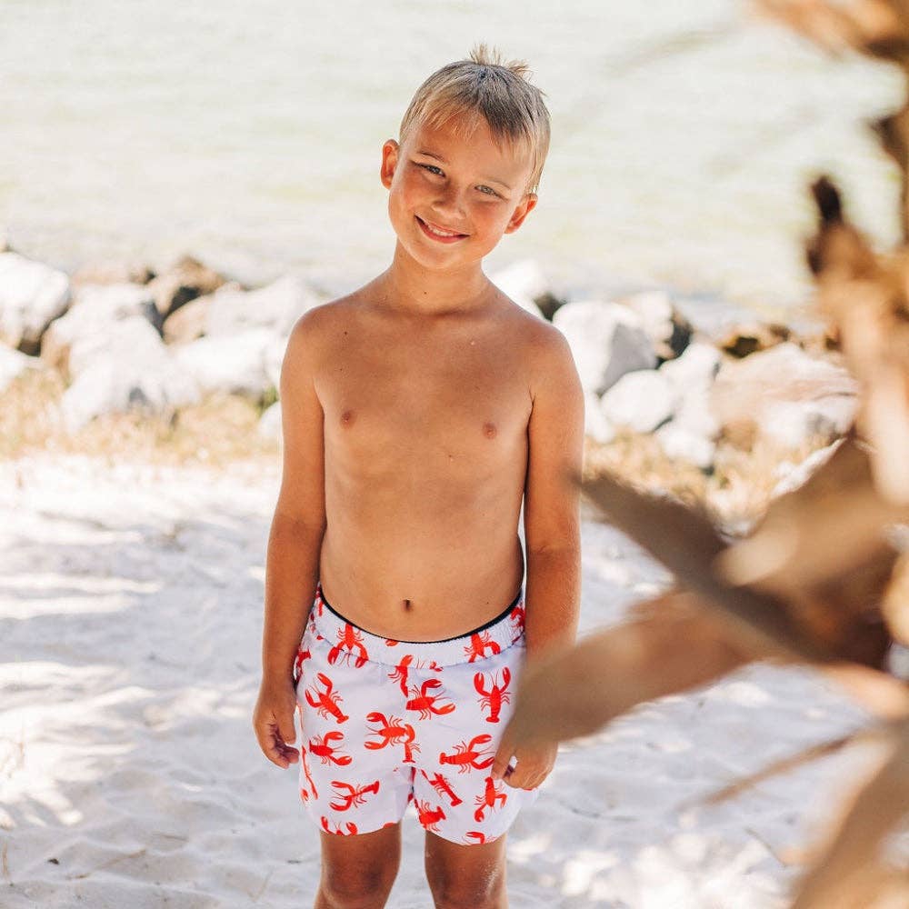 Boys Summer Swim Shorts - Crawfish