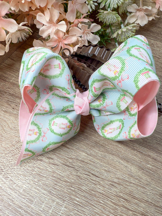 Pastel Nutcracker Bow
