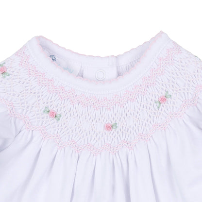 Grace Bishop Long Sleeve Bubble - White Pink