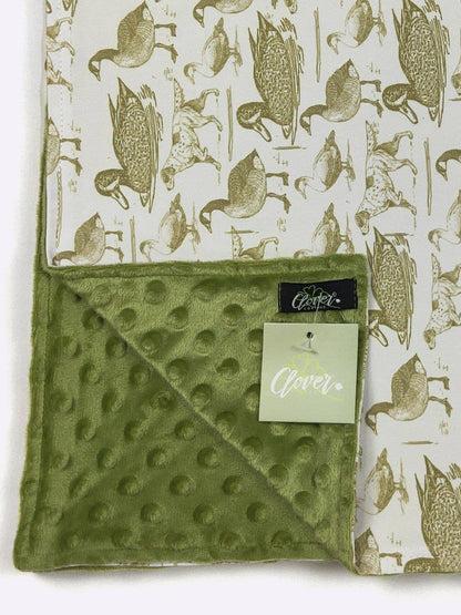 Olive Duck Hunt Blanket