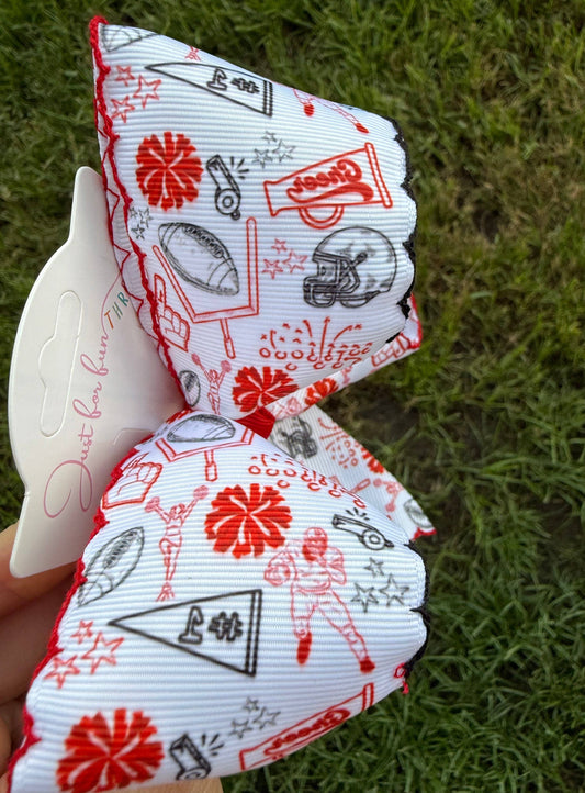 Stadium Style Moonstitch Hair Bows