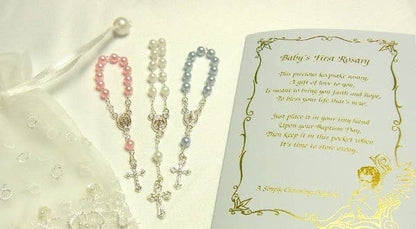 Baby'S First Rosary Gift Boxed W/Poem